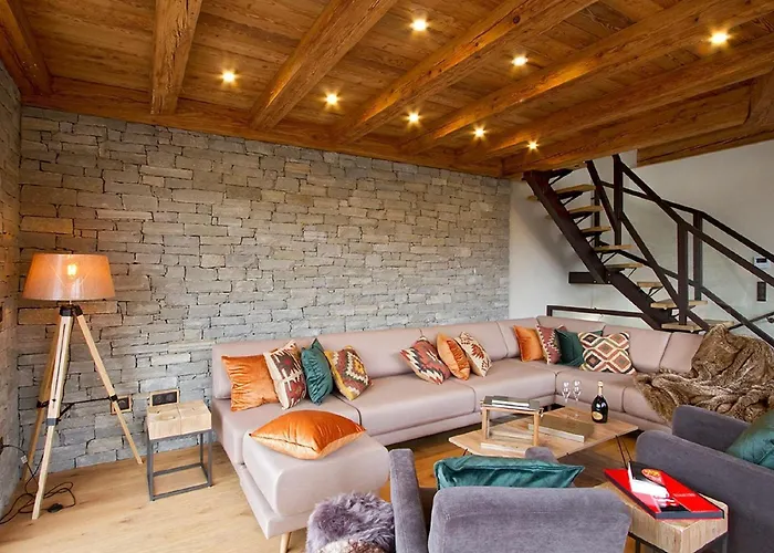 シャレー In With Hot Tub レ・デュー・アルプ